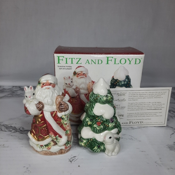 Fitz & Floyd Florentine Salt Pepper Shakers - Picture 4 of 10